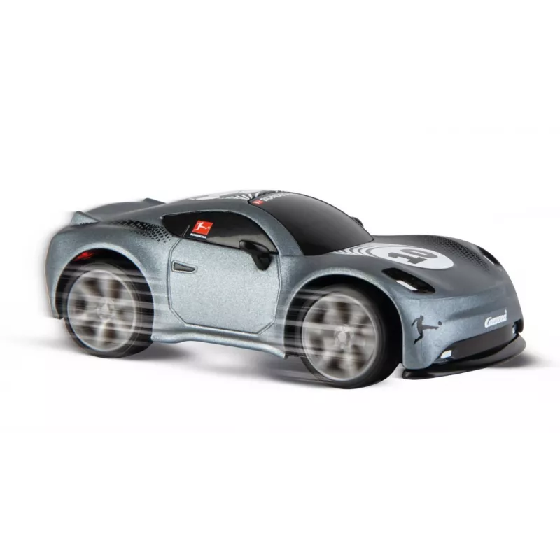 RC Automobilis Bundesliga Mini RC 1:43 Pilkas