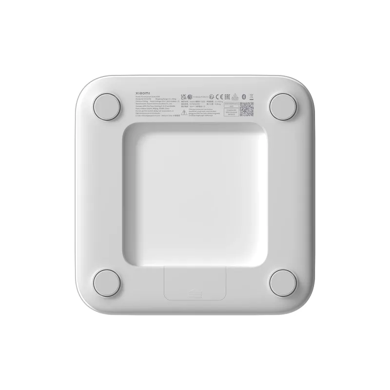 Asmeninės elektroninės svarstyklės Xiaomi Smart Scale S200 – maks. 150 kg, tikslumas 50 g, 280×280×24,5 mm, balta