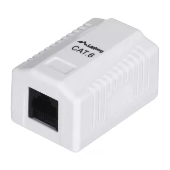 LANBERG išvado dėžutė RJ-45 OU6-0001-W, Cat6, balta