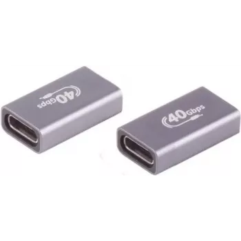 USB-C jungtis ShiverPeaks 13-60003 40 Gbps metalinis korpusas, vienpusė duomenų/įkrovimo jungtis