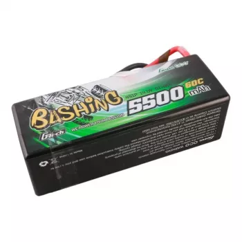 Gens ace G-Tech 5500mAh 4S1P 14.8V 60C HardCase RC automobilio Lipo akumuliatorius