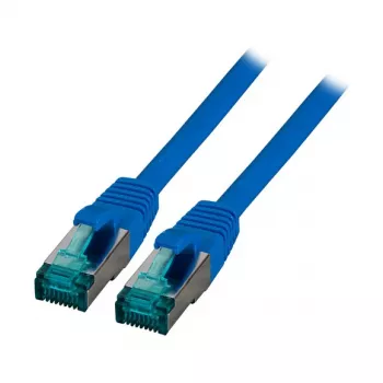 EFB-Elektronik RJ45 jungiamasis laidas Cat.6A S/FTP LSZH mėlynas 10m
