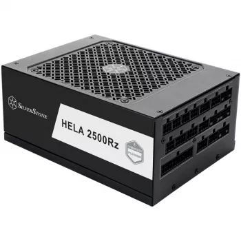 HELA 2500R, maitinimo blokas juodas, 4x 12-Pin High Power GPU, 7x PCIe, kabelių valdymas, 2500 W
