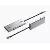 USB centras Gembird 4 prievadų USB 3.2 Gen 2 Type-C su 4x Type-A ir Type-C prievadais