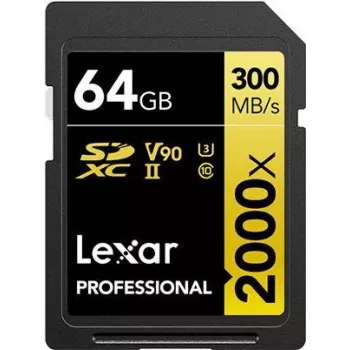 Lexar Professional 2000x 64 GB SDHC UHS-II Class 10 (LSD2000064G-BNNNG)
