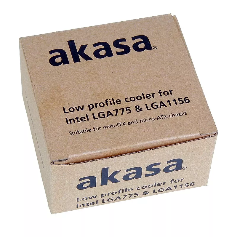 Akasa AK-CCE-7106HP procesoriaus aušintuvas juodas, sidabrinis