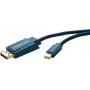 ClickTronic 70737 1m DisplayPort į Mini DisplayPort mėlynas DisplayPort laidas (70737)
