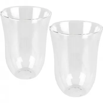 Stiklinės kavai DeLonghi De’Longhi 5513214611 permatomas stiklas 2 vnt 220 ml 117 mm