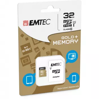„Emtec“ 32 GB MicroSDHC Class10 atminties kortelė ECMSDM32GHC10GP