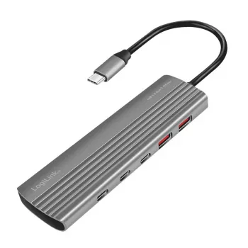 LOGILINK itin plonas USB 3.2 centras 2xUSB-A, 8xUSB-C, PD, 100W