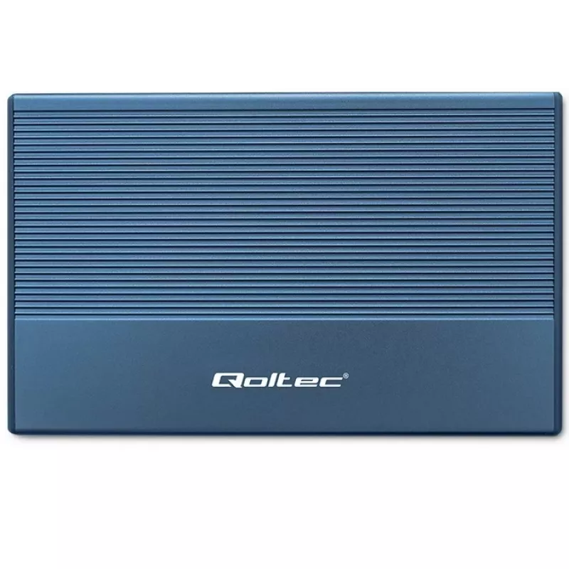 Išorinis 2,5 colio SSD/HDD dėklas QOLTEC 52276 USB 3.0 SATA iki 2 TB