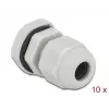 Kabelio įvadas DeLOCK 60193 pilkas plastikinis 10 vnt.