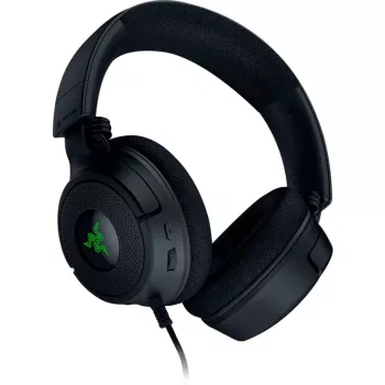 Razer Kraken V4 X – laidinis žaidimų ausinių komplektas su TriForce 40 mm tvarkyklėmis, ištraukiamu kardioidiniu mikrofonu, 7.1 erdviniu garsu ir Chroma RGB apšvietimu