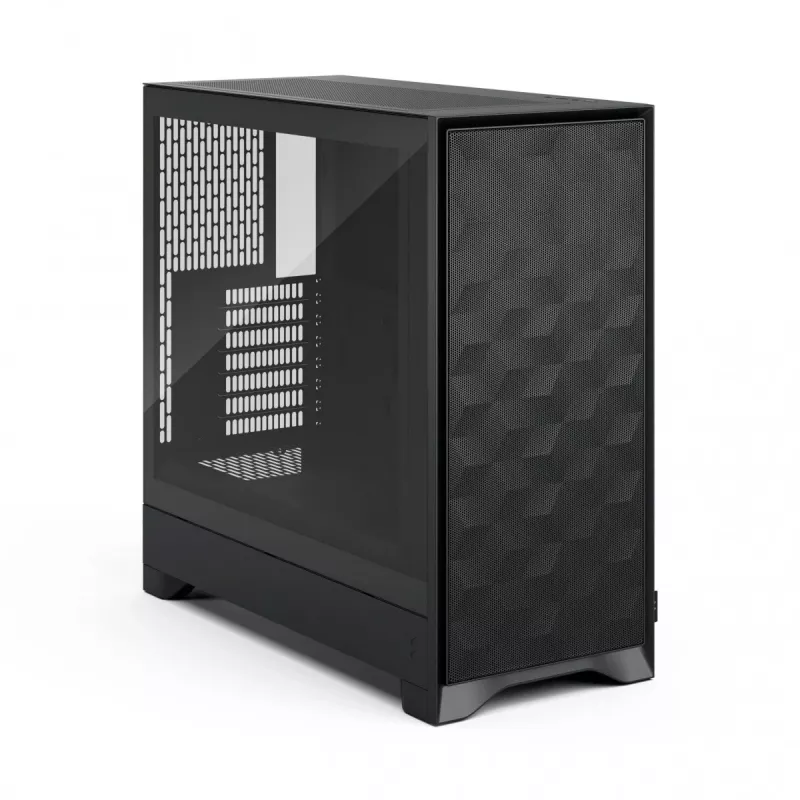Korpusas Fractal Design Pop 2 Air Black TG Midi Tower — ATX, 3x 120 mm priekiniai ventiliatoriai, palaiko 2,5 colio ir 3,5 colio diskus