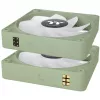 Thermaltake CT140 EX Reverse ARGB 140mm ventiliatorius 3 vnt. rinkinys - Matcha Green