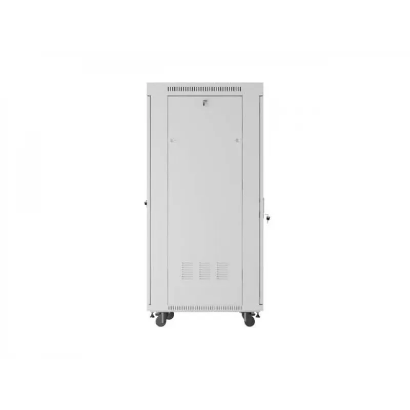 19 colių 32U LANBERG stovimas serverio spintos korpusas 600×800 mm pilkas su stiklinėmis durelėmis ir LCD (Flat Pack)