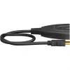 HDMI jungiklis 3 į 1 (4K @ 60Hz), juodas, su 55 cm laidu