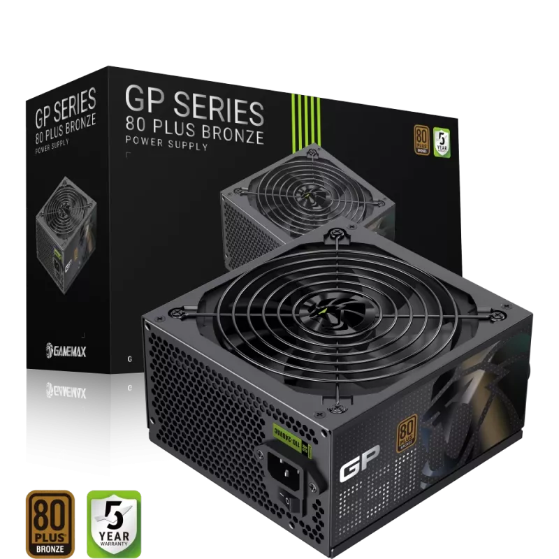 Gamemax GP 550B 550W maitinimo blokas, 80 PLUS Bronze