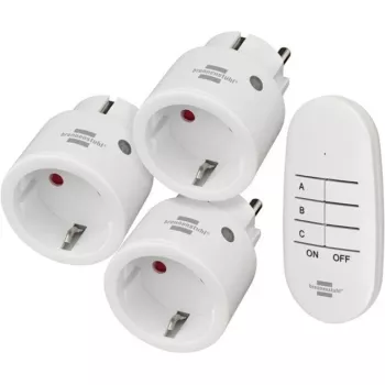 Belaidžiai kištukiniai lizdai Brennenstuhl Smart Plug 1507070 Balti