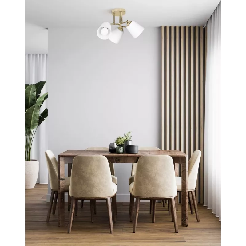 Kabantis šviestuvas Activejet AJE-EMILY 3P GOLD E27 3x40W