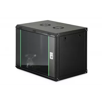 Sieninis tinklo spintos kabinetas DIGITUS Dynamic-N 9U, 600x450 mm (PxG), IP20, rakinamas, nesumontuotas