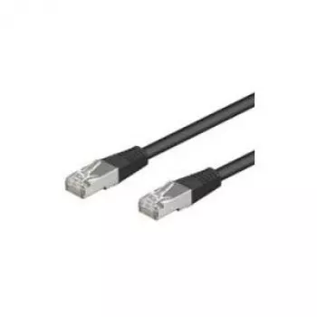 Wentronic Goobay CAT 5e Patch kabelis, F/UTP, juodas, 50 m - CCA vario mišinys (68663)