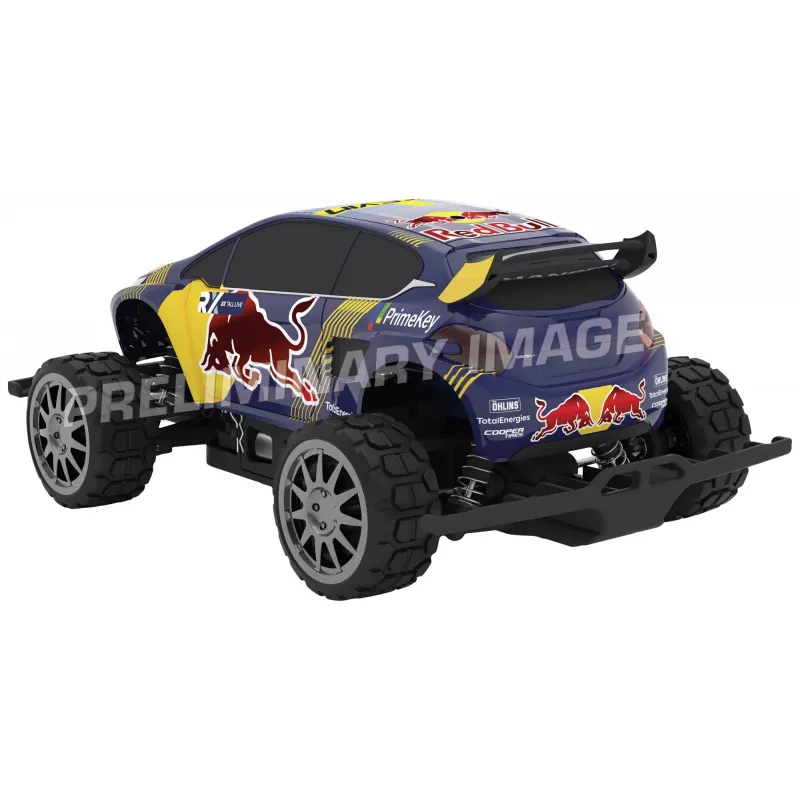 Carrera RC 370183022 Red Bull Peugeot WRX 208 1:18 Pradinio lygio elektrinis RC modelis ralio automobilis (370183022)