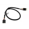 Vidinis USB ilginimo kabelis Akasa EXUSBI-40 0,4 m USB 2.0 (patinas)