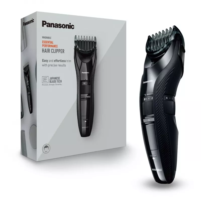 Panasonic ER-GC53 plaukų kirpimo mašinėlė, 19 ilgio nustatymų, juoda