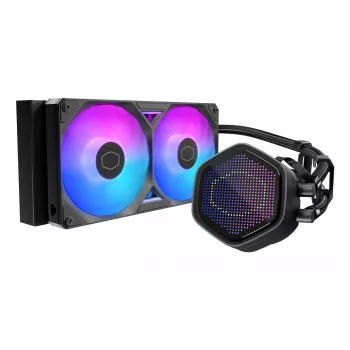 Skysčio aušintuvas CPU Cooler Master MasterLiquid 240 Atmos II 240mm RGB, 240mm radiatorius, RGB apšvietimas