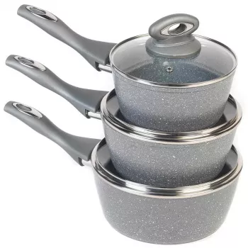 Puodų rinkinys Salter BW02986G1EU7 — 3 puodai 16 cm, 18 cm, 20 cm