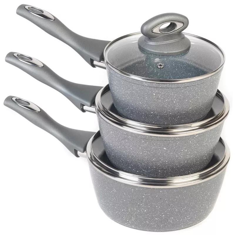 Puodų rinkinys Salter BW02986G1EU7 — 3 puodai 16 cm, 18 cm, 20 cm