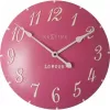NeXtime 3084rz London Arabiškas sieninis laikrodis, Ø34.5 cm, rožinė/balta
