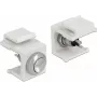 Delock 86401 Keystone mygtukas, baltas