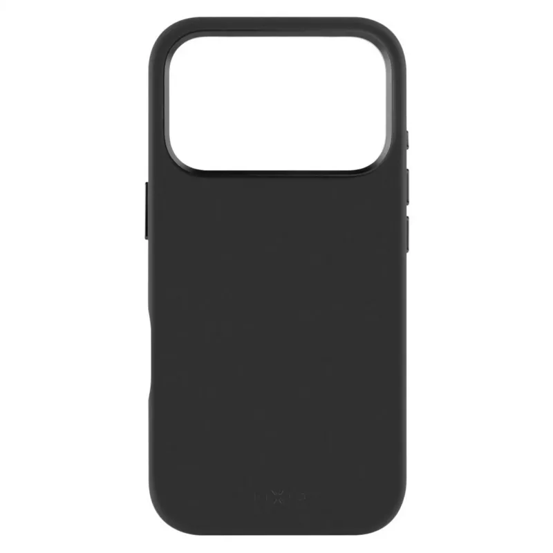 Fiksuotas galinis dangtelis Apple iPhone 17 Pro, skystas silikonas, juodas, MagFlow
