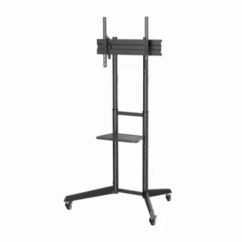 Sbox FS-400 Black – mobilus televizoriaus stovas grindims