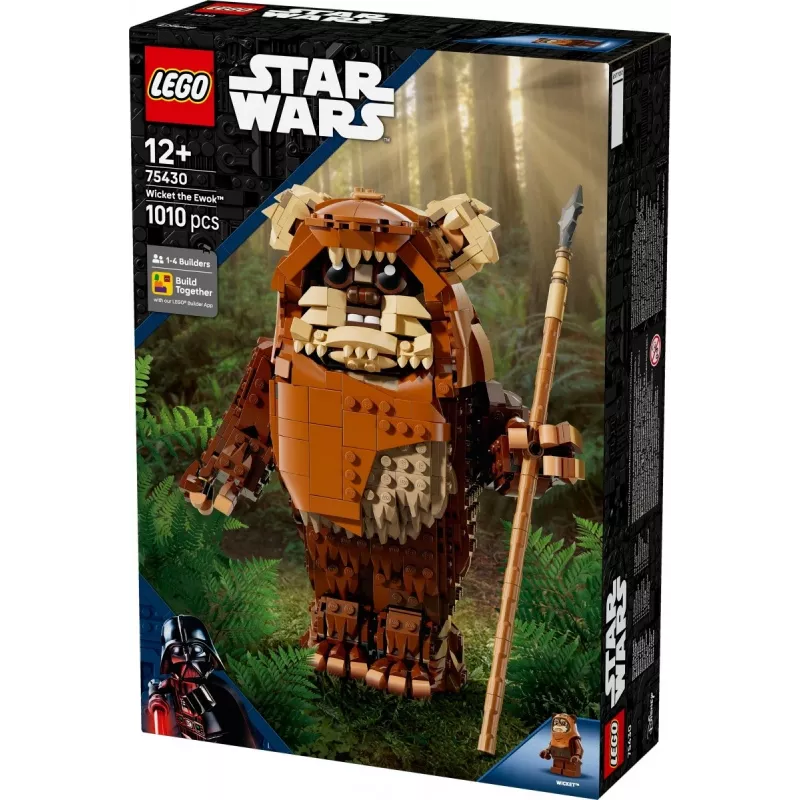 LEGO Star Wars Konstrukt Wicket the Ewok 75430 statybinis rinkinys – 1010 dalių, 230 mm modelis, nuo 12 metų