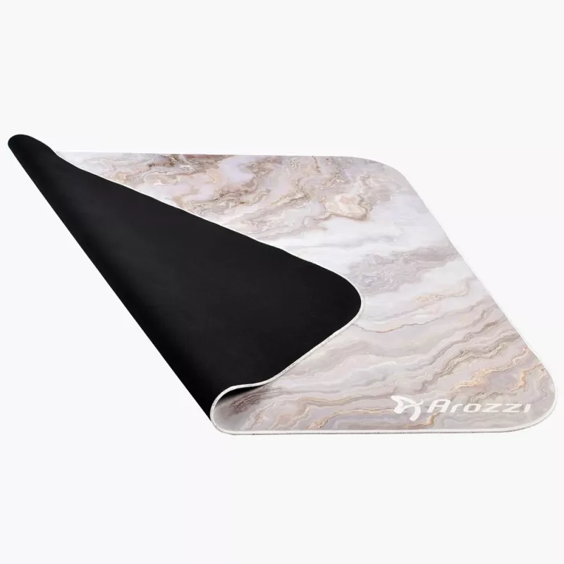 Arozzi AZ-ZONA-QTRO-WTM Marble Microfibre kilimėlis kėdės ratukams 1160×1160×3 mm