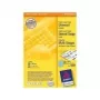 Lipnių etikečių lapai spausdintuvui AVERY 3457 mėlyni 105 x 148 mm