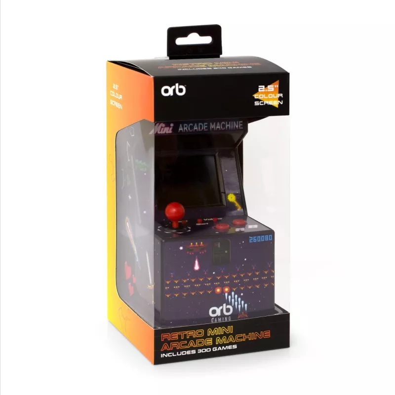 Thumbs Up ORB Mini Arcade Machine stovimas arkadinis veidrodinis šriftas, 6,35 cm (2,5 colio) TFT ekranas, įvairiaspalvis