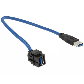 USB kabelis DeLOCK 86375 USB 3.2 Gen 1 0,5 m USB A mėlynas