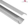 Lankstus kabelių kanalas grindims MACLEAN MCTV-575, baltas, 1,5 m, plotis 43 mm, aukštis 2,3–3,2 cm