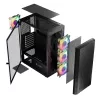 Logic Aramis ARGB MINIDI USB 3.0 korpusas juodas