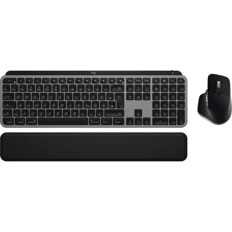 Logitech MX Keys S Combo for Mac, belaidis, DE-Išdėstymo klaviatūros ir pelės rinkinys, optimizuotas macOS