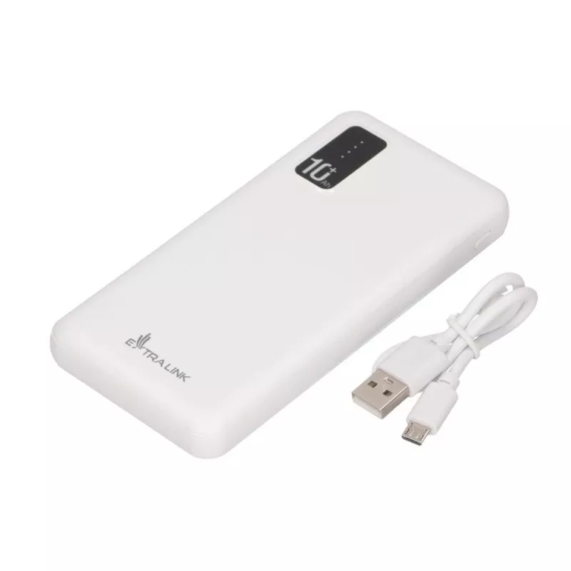 Nešiojamas išorinis akumuliatorius Extralink EPB-098W 10000 mAh