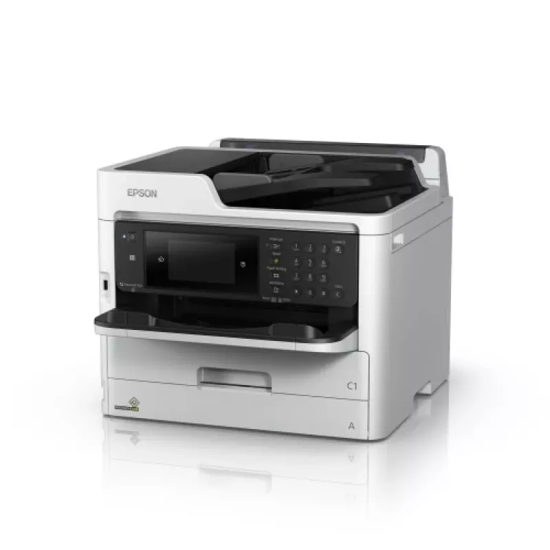 Epson WorkForce Pro WF-M5799DWF spausdintuvas rašalinis nespalvotas MFP A4, skaitiklis nuo 100K iki 180K (Naudotas)