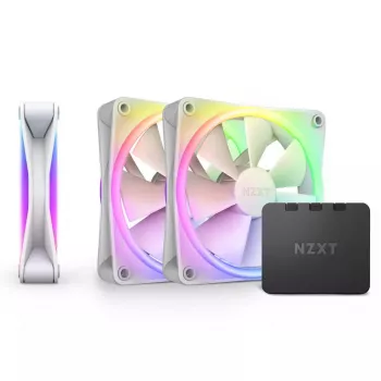 Ventiliatorių rinkinys NZXT F120 RGB DUO Triple Pack 12 cm Baltas 500-1800 RPM