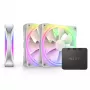 Ventiliatorių rinkinys NZXT F120 RGB DUO Triple Pack 12 cm Baltas 500-1800 RPM
