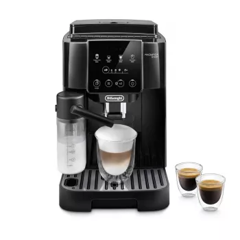 Kavos aparatas De’Longhi Magnifica ECAM220.60.B — 1,8 L vandens talpa, 250 g pupelių talpa, keraminis malūnėlis, juodas