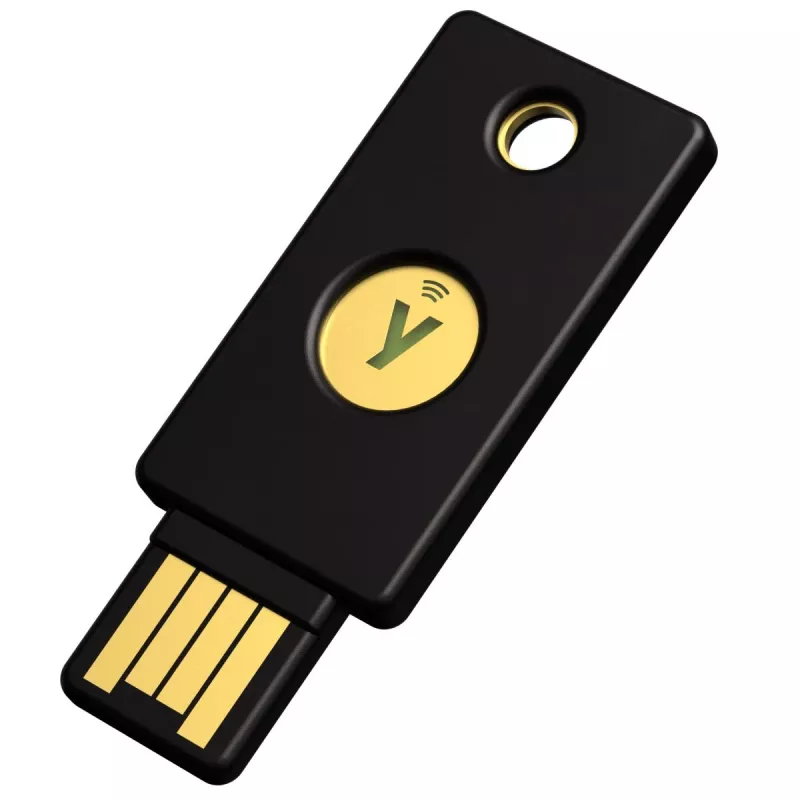USB atmintinė Yubico 5 FIPS USB-A NFC saugos raktas
